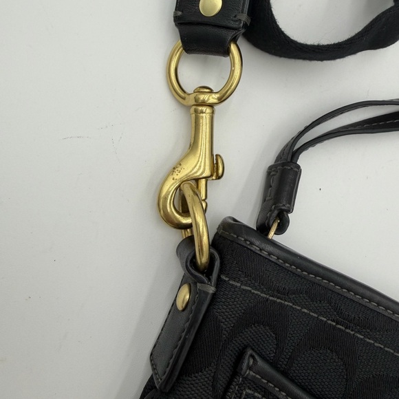 Coach Black Signature C Y2k Crossbody Swing Pack Bag - Picture 5 of 11
